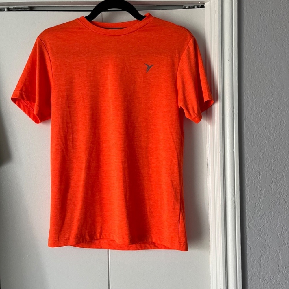 Old Navy Active T-Shirt Athletic‎ Training Gym Tee Orange Size Unknown
